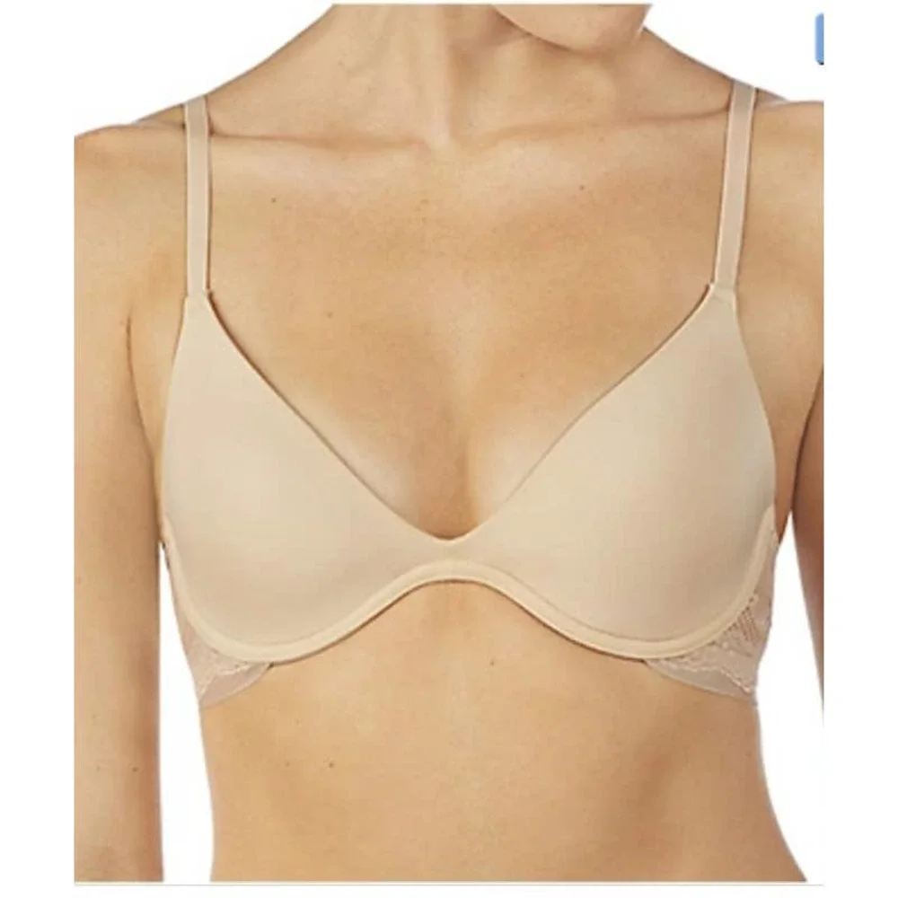 ON GOSSAMER Lace Back Plunge Bra NWOT‎ $46